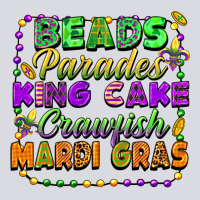 Beads Parades King Cake Crawfish Mardi Gras Zipper Hoodie | Teevron