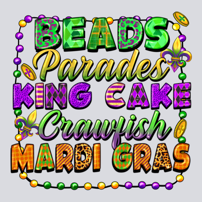 Beads Parades King Cake Crawfish Mardi Gras Zipper Hoodie by FaDigitalArtStudio | Teevron