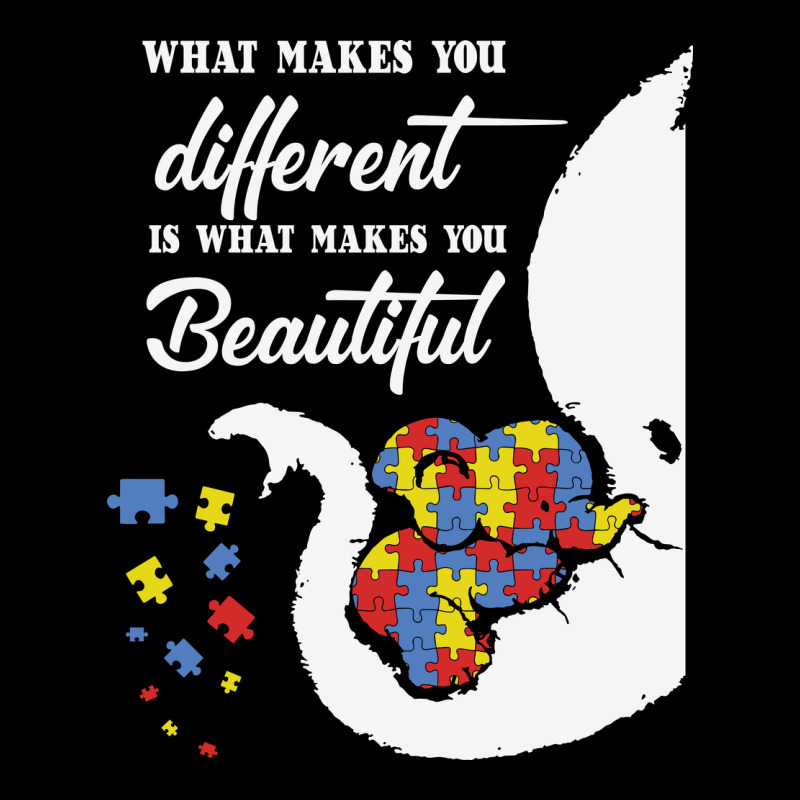 Autism Different Makes You Beautiful Premium Sweatshirt by CowhideDigitalArt | Teevron