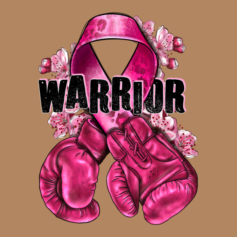 Warrior Breast Cancer With Boxing Gloves Long Sleeve Tee by NancyCooperArtShop | Teevron