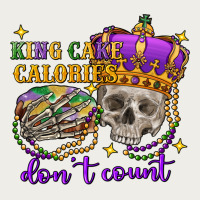 King Cake Calories Don't Count Skull Zipper Hoodie | Teevron