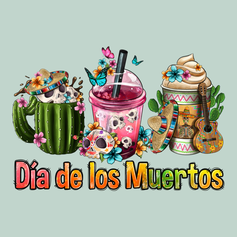 Mexican Día De Los Muertos Coffee Cups Zipper Hoodie by FaDigitalArtStudio | Teevron
