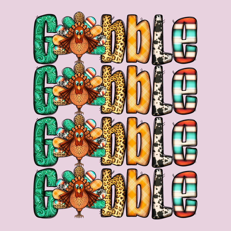 Gobble Till You Wobble Thanksgiving Turkey Ladies Tee by NancyCooperArtShop | Teevron