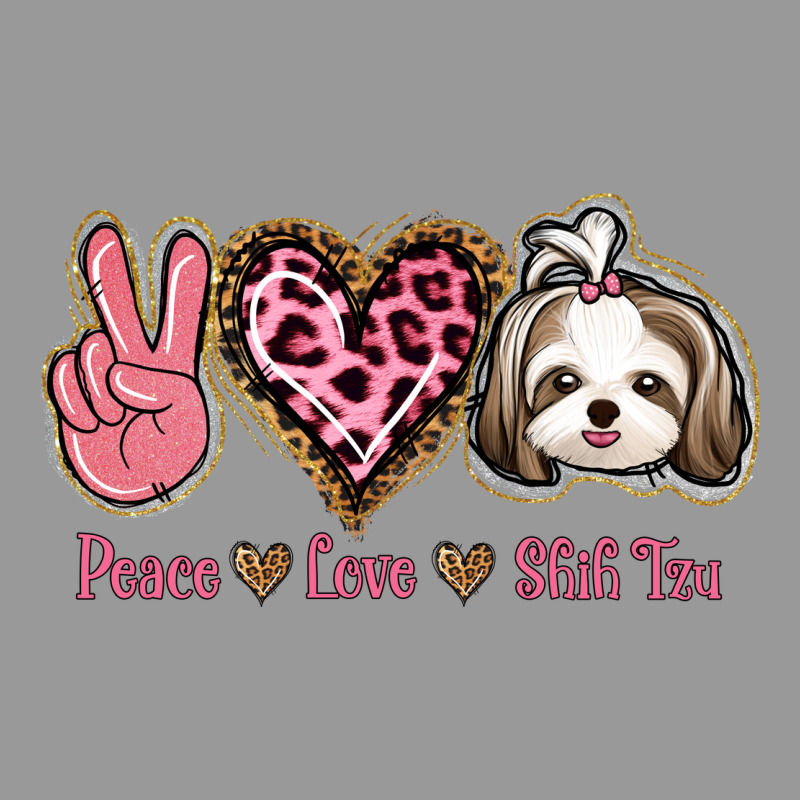 Peace Love Shih Tzu Vintage Hoodie by Bettercallsaul | Teevron