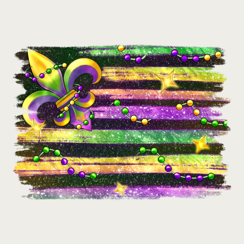 Mardi Gras Flag Zipper Hoodie by FaDigitalArtStudio | Teevron