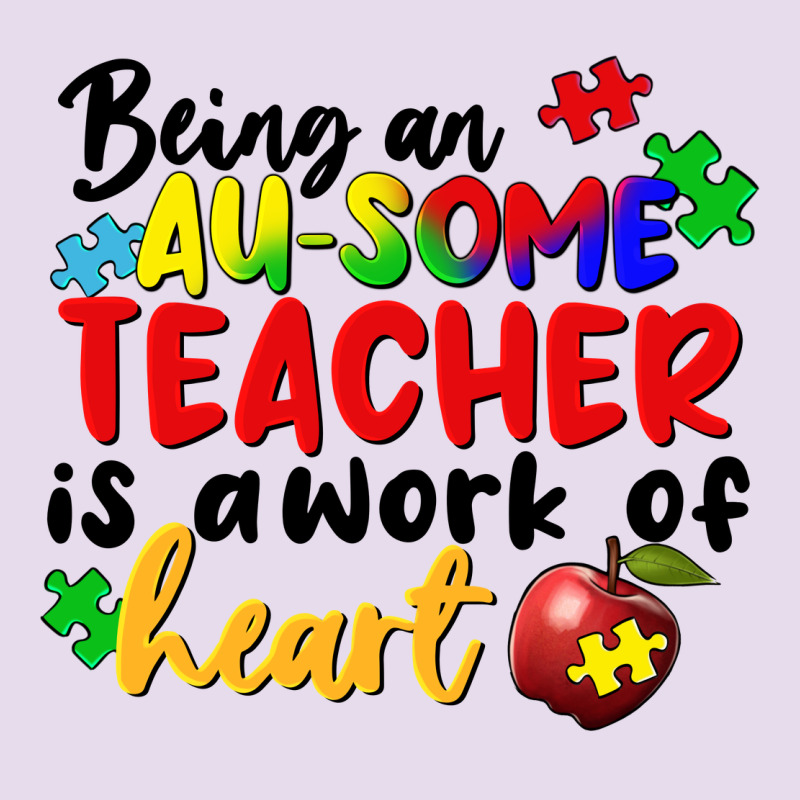Being An Au Some Teacher Is A Work Of The Heart Premium Hoodie by FaDigitalArtStudio | Teevron