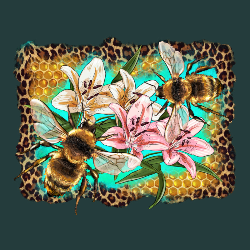 Bees And Lilies With Leopard Classic Tee by Artiststas | Teevron