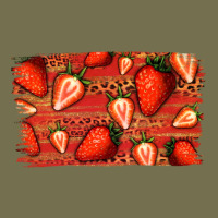 Strawberry Background Vintage Hoodie | Teevron