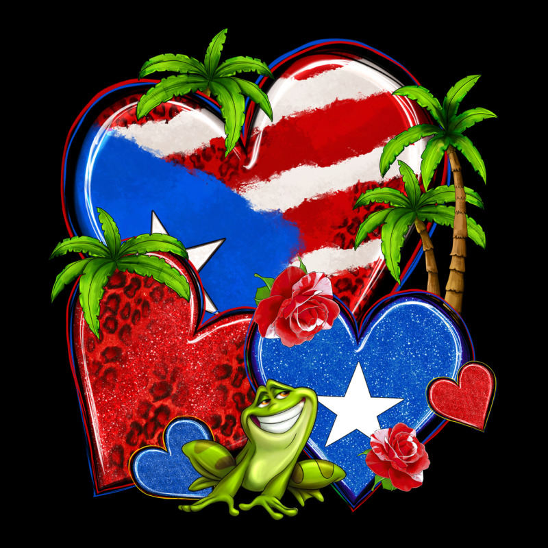 Puerto Rico Hearts Premium Tee by NancyCooperArtShop | Teevron