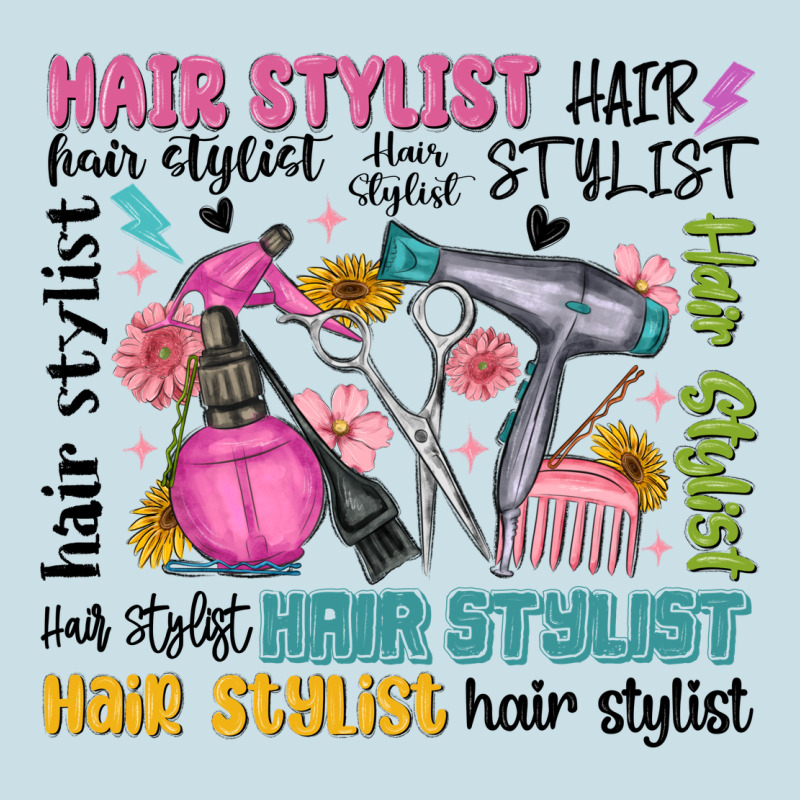 Hair Stylist Typography Ladies Tee by MaliasSmallBusiness | Teevron