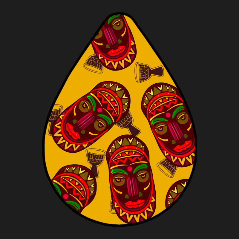 African Masks Teardrop  5 Heavyweight Hoodie by BundleAndBundleShop | Teevron