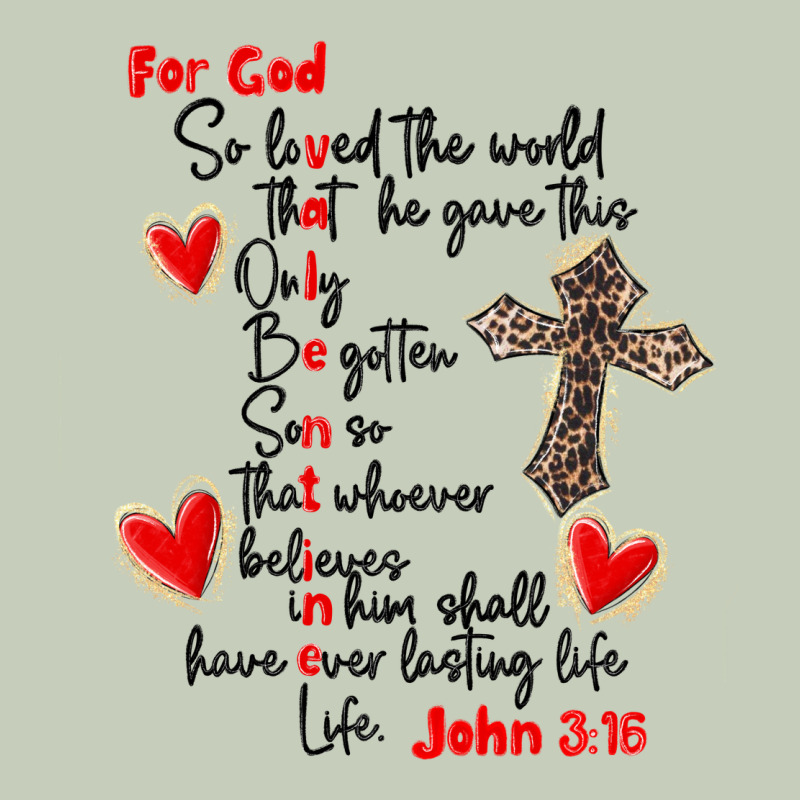For God So Loved The World Ladies Tee by MaliasSmallBusiness | Teevron