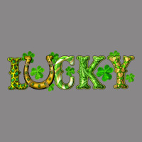 St. Patrick's Day Lucky With Clovers And Horseshoe Vintage Tee | Teevron