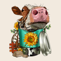 Simmental Cow Coffee Cup Zipper Hoodie | Teevron