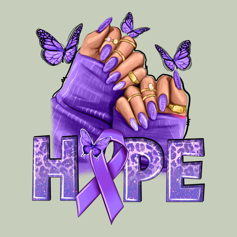 Hope All Cancers Nails Ladies Tee by NancyCooperArtShop | Teevron