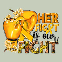Her Fight Is Our Fight Childhood Cancer Yellow Long Sleeve Tee | Teevron