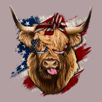 American Highland Cow Vintage Hoodie | Teevron