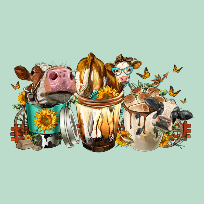 Cows And Coffee Premium Hoodie by FaDigitalArtStudio | Teevron