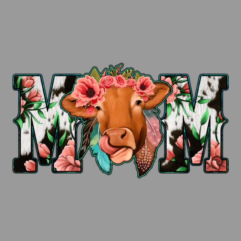 Cowhide Floral Feather Cow Mom Vintage Hoodie by Bettercallsaul | Teevron