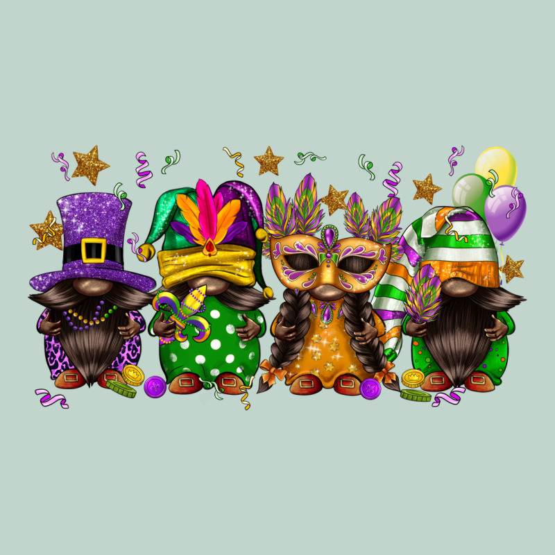 Mardi Gras Afro Gnomies Zipper Hoodie by FaDigitalArtStudio | Teevron