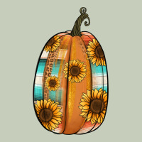 Serape Sunflower Pumpkin Ladies Tee | Teevron