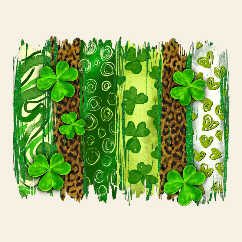 St Patrick's Day Brushstrokes Vintage Tee by RanaPortraitStore | Teevron