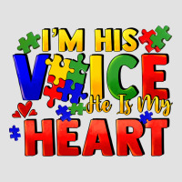 I'm His Voice He Is My Heart Premium Hoodie | Teevron