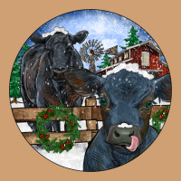 Black Angus Cattle And Calf Christmas Vintage Tee | Teevron