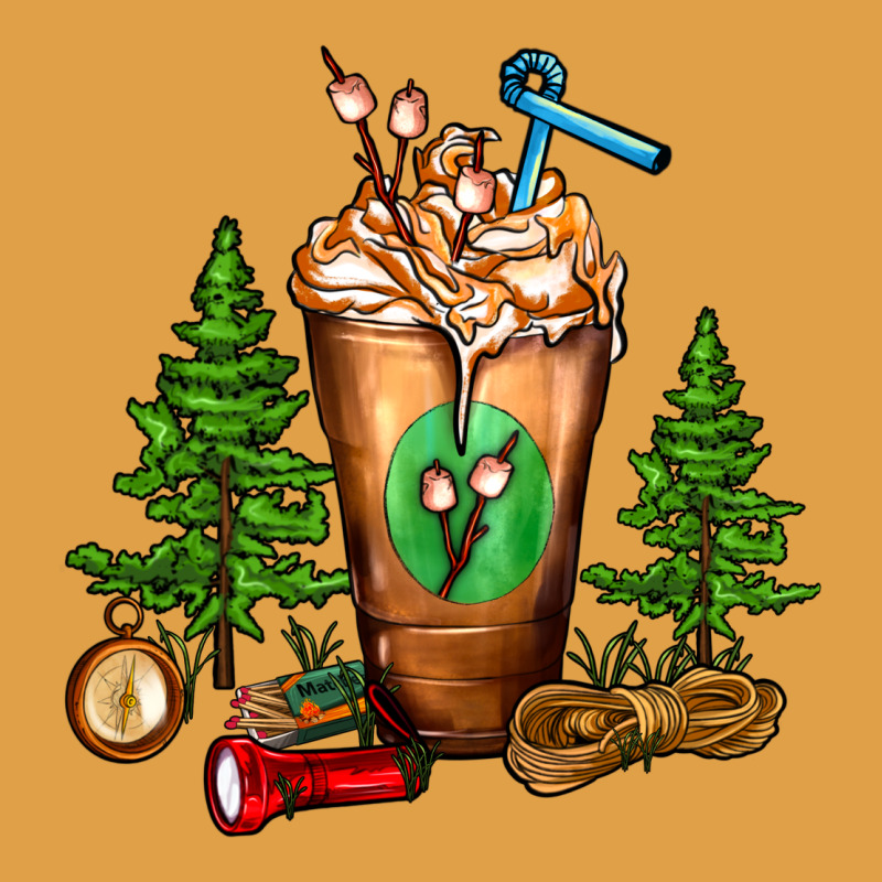 Camping Cold Drink Frappe Premium Hoodie by FaDigitalArtStudio | Teevron