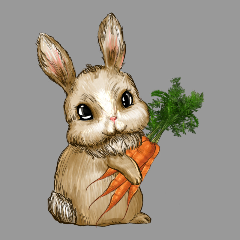 Eastrt Bunny Carrot Vintage Hoodie by RanaPortraitStore | Teevron