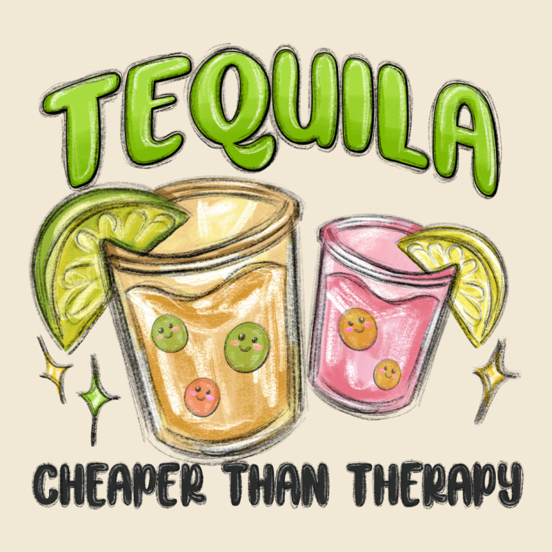 Tequila Cheaper Than Therapy Premium Tee by MaliasSmallBusiness | Teevron