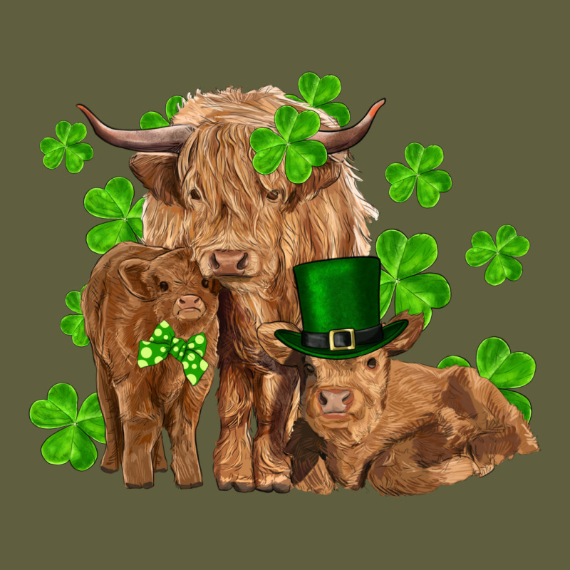 St Patrick's Day Cow Family Vintage Tee by RanaPortraitStore | Teevron