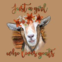 Just A Girl Who Loves Goat Vintage Hoodie | Teevron