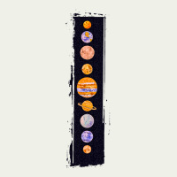 Planets Colour Urban Heavy Tee | Teevron