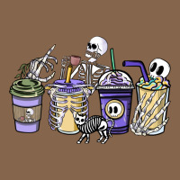 Skeleton Coffee Cups Premium Tee | Teevron