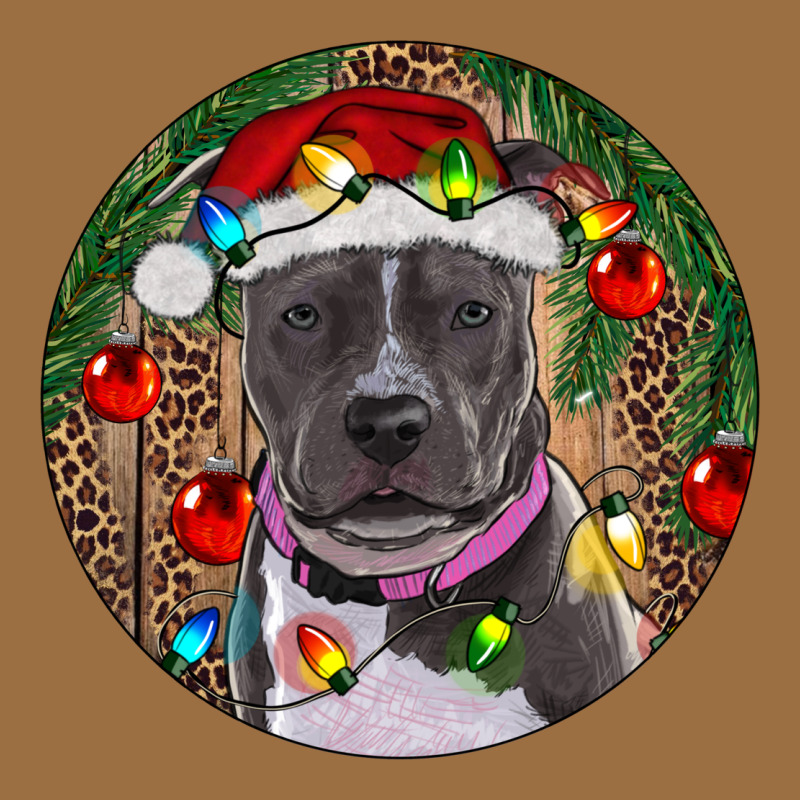 Christmas Pitbull Vintage Tee by RanaPortraitStore | Teevron