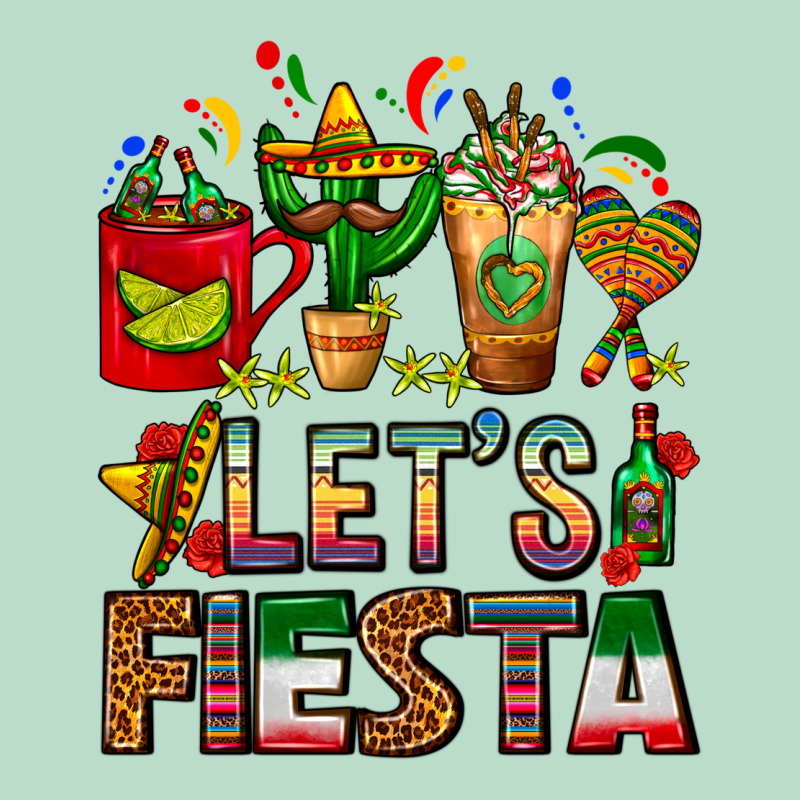 Let's Fiesta Mexico Coffee Cups With Cactus Premium Hoodie by FaDigitalArtStudio | Teevron