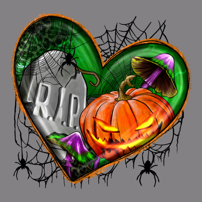 Halloween Heart With Pumpkin Heavyweight Hoodie by BundleAndBundleShop | Teevron