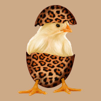 Chick With Leopard Eggshell Vintage Hoodie | Teevron