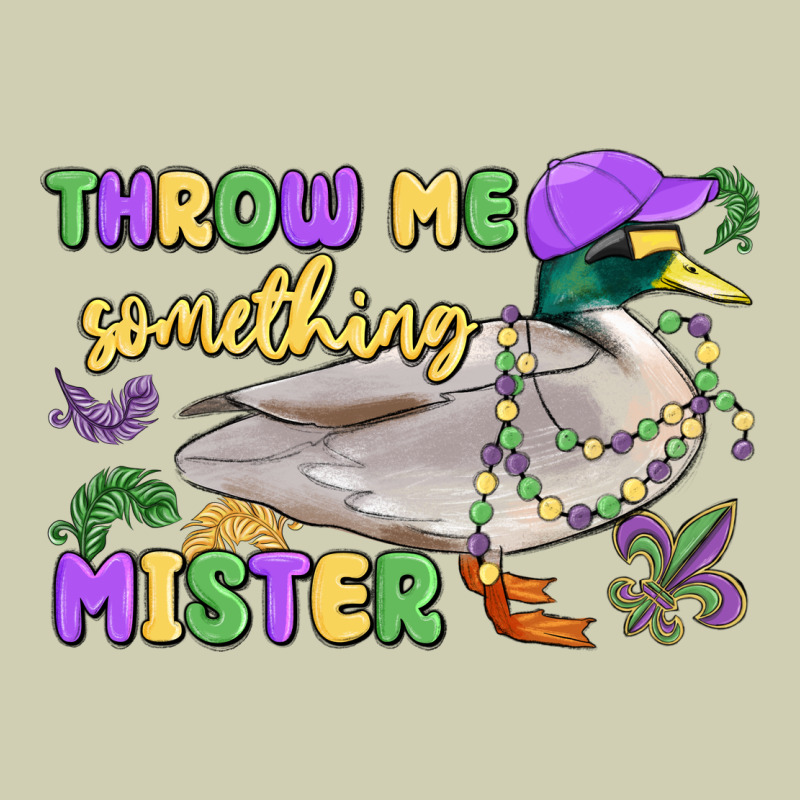 Throw Me Something Mister Mardi Gras Duck Heavy Core Tee by MaliasSmallBusiness | Teevron