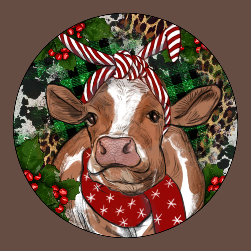 Brown Cow Christmas Long Sleeve Tee by RanaPortraitStore | Teevron