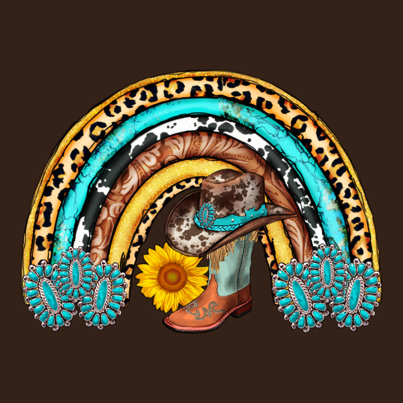 Cowboy Boots And Hat Rainbow Heavy Core Tee by AdoDesignShop | Teevron