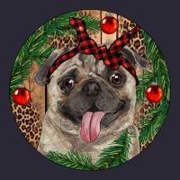 Christmas Pug With Leopard Vintage Tee | Teevron