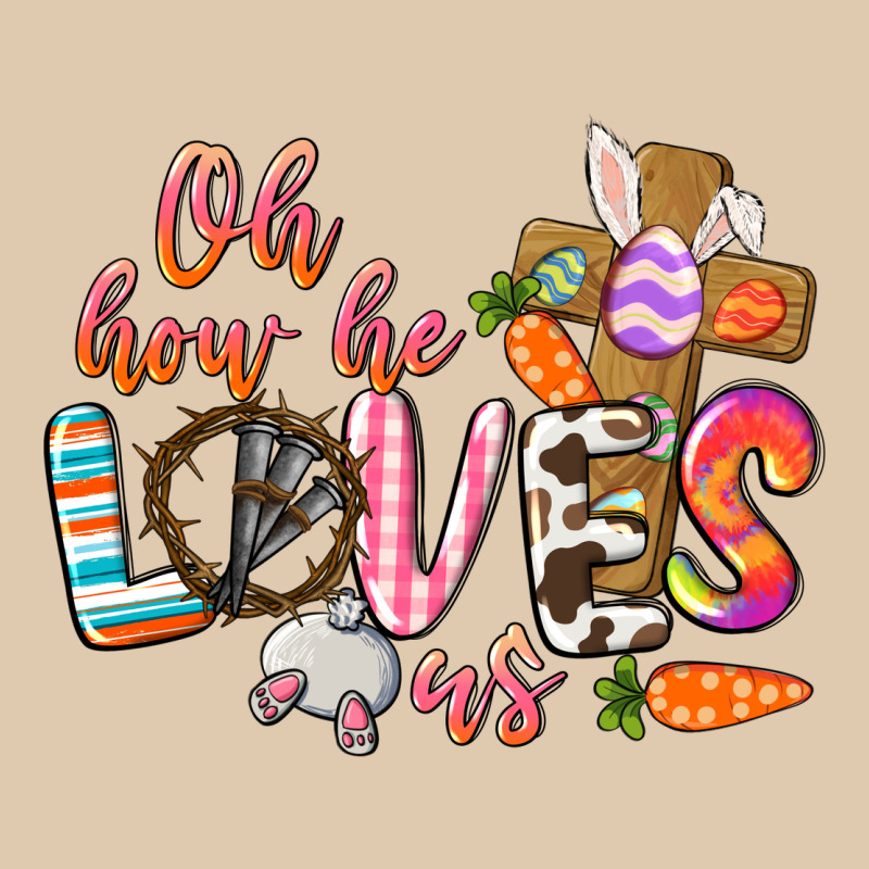 Oh How He Loves Us Heavyweight Sweatshirt by CowGirlArtShop | Teevron