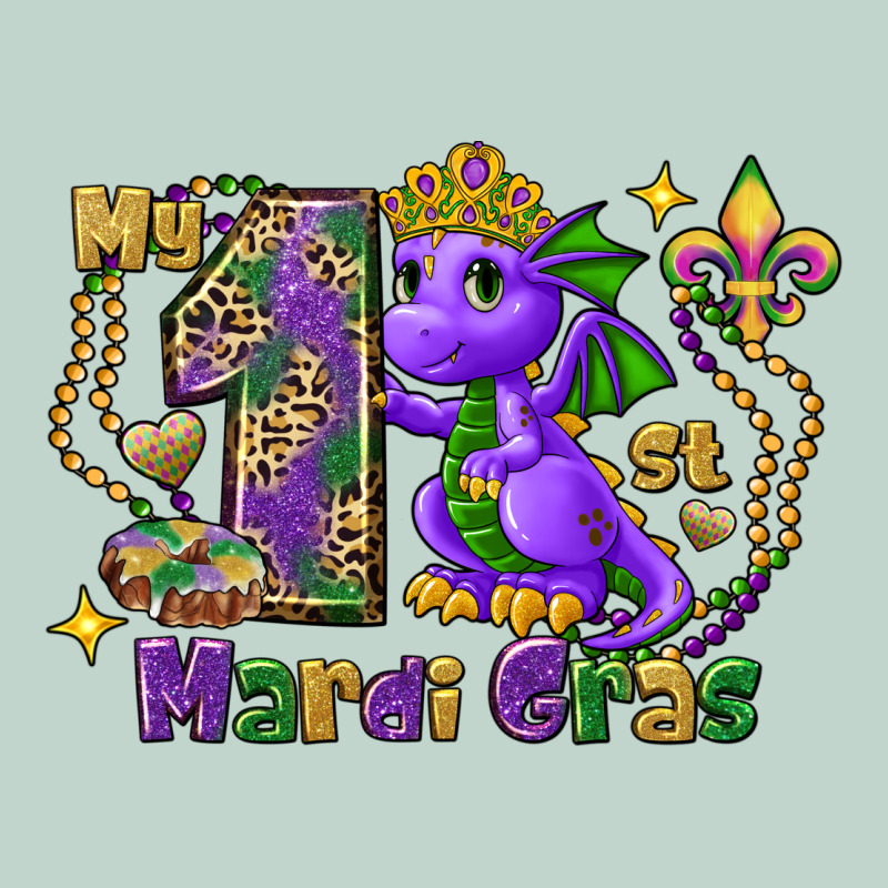 Dragon My First Mardi Gras Zipper Hoodie by FaDigitalArtStudio | Teevron
