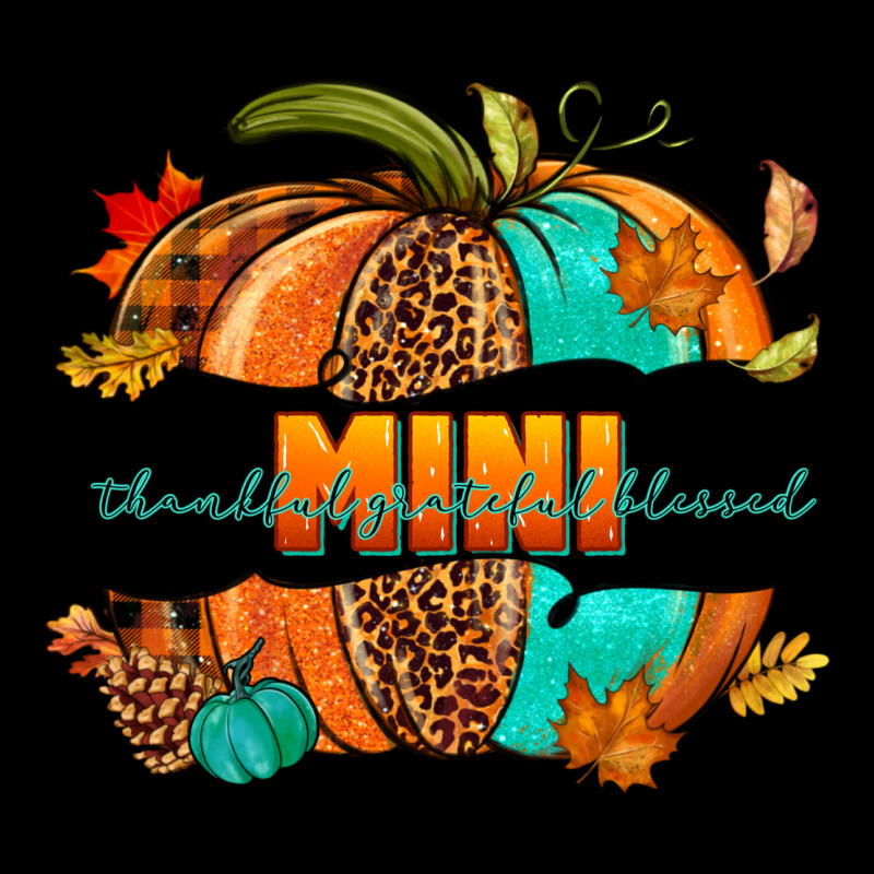 Thankful Grateful Blessed Mini Pumpkin Ladies Tee by NancyCooperArtShop | Teevron