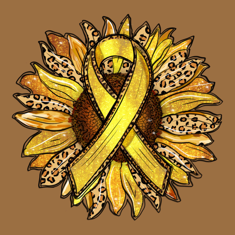 Child Cancer Awareness Sunflower Vintage Tee by RanaPortraitStore | Teevron