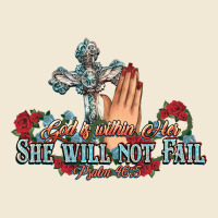She Will Not Fail Psalm Christian Cross Pray Premium Tee | Teevron