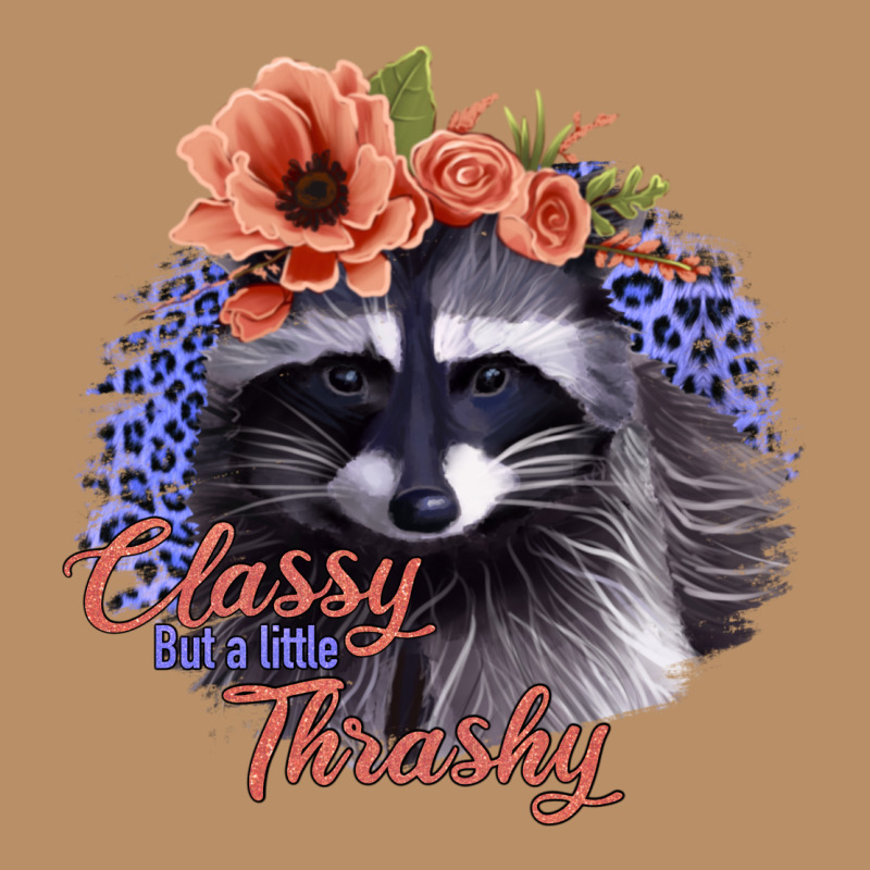 Classy But A Little Thrashy Raccoon With Flowers Vintage Hoodie by Bettercallsaul | Teevron