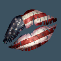 American Flag Lips Urban Heavy Tee | Teevron